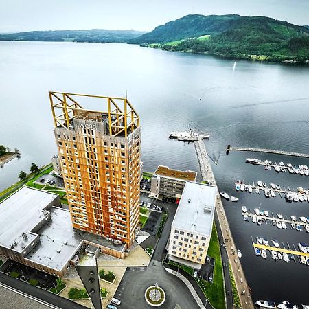 Mjos Tower Suite - Lovely Lake View Brumunddal Esterno foto