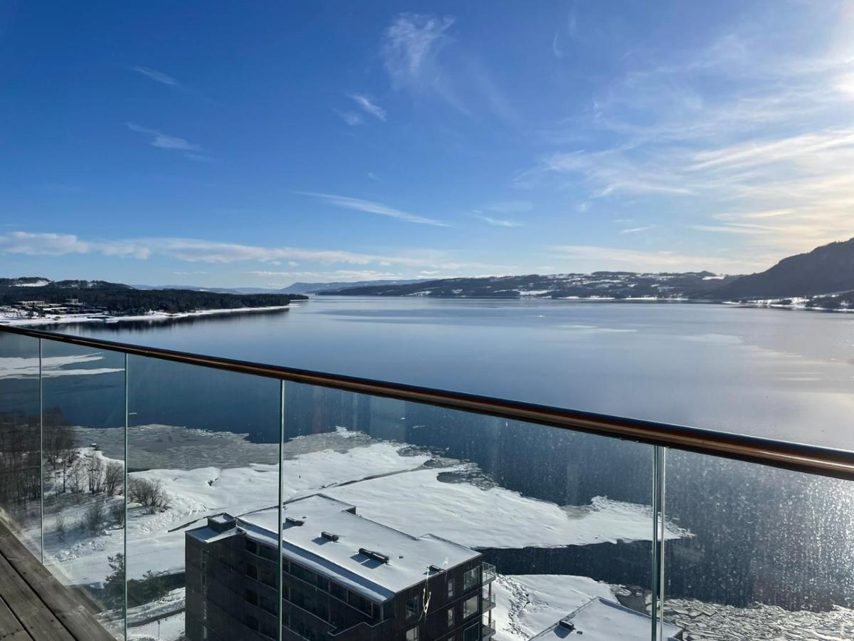 Mjos Tower Suite - Lovely Lake View Brumunddal Esterno foto