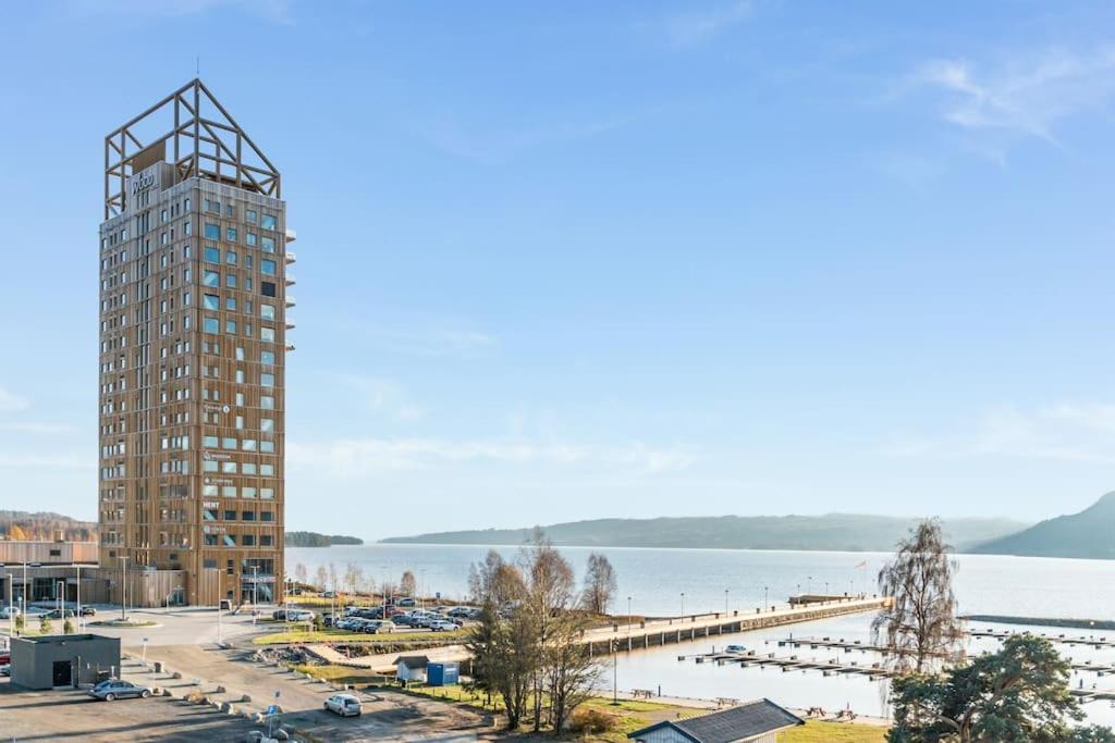 Mjos Tower Suite - Lovely Lake View Brumunddal Esterno foto