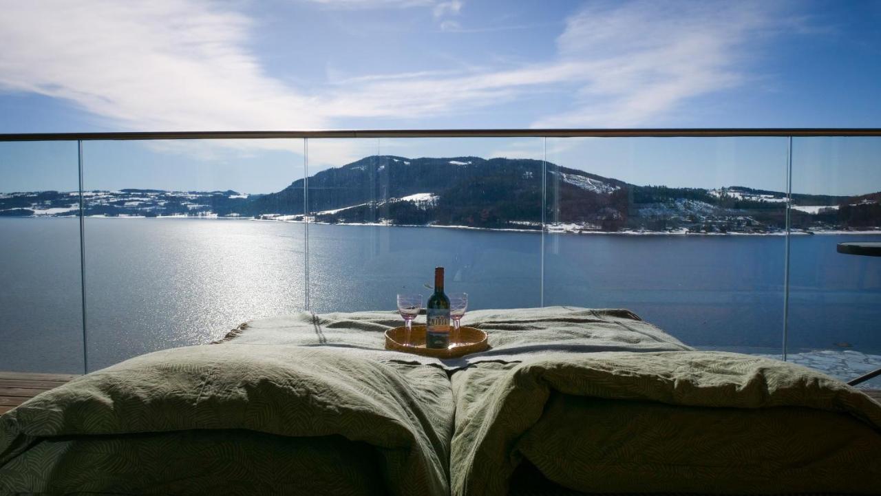 Mjos Tower Suite - Lovely Lake View Brumunddal Esterno foto