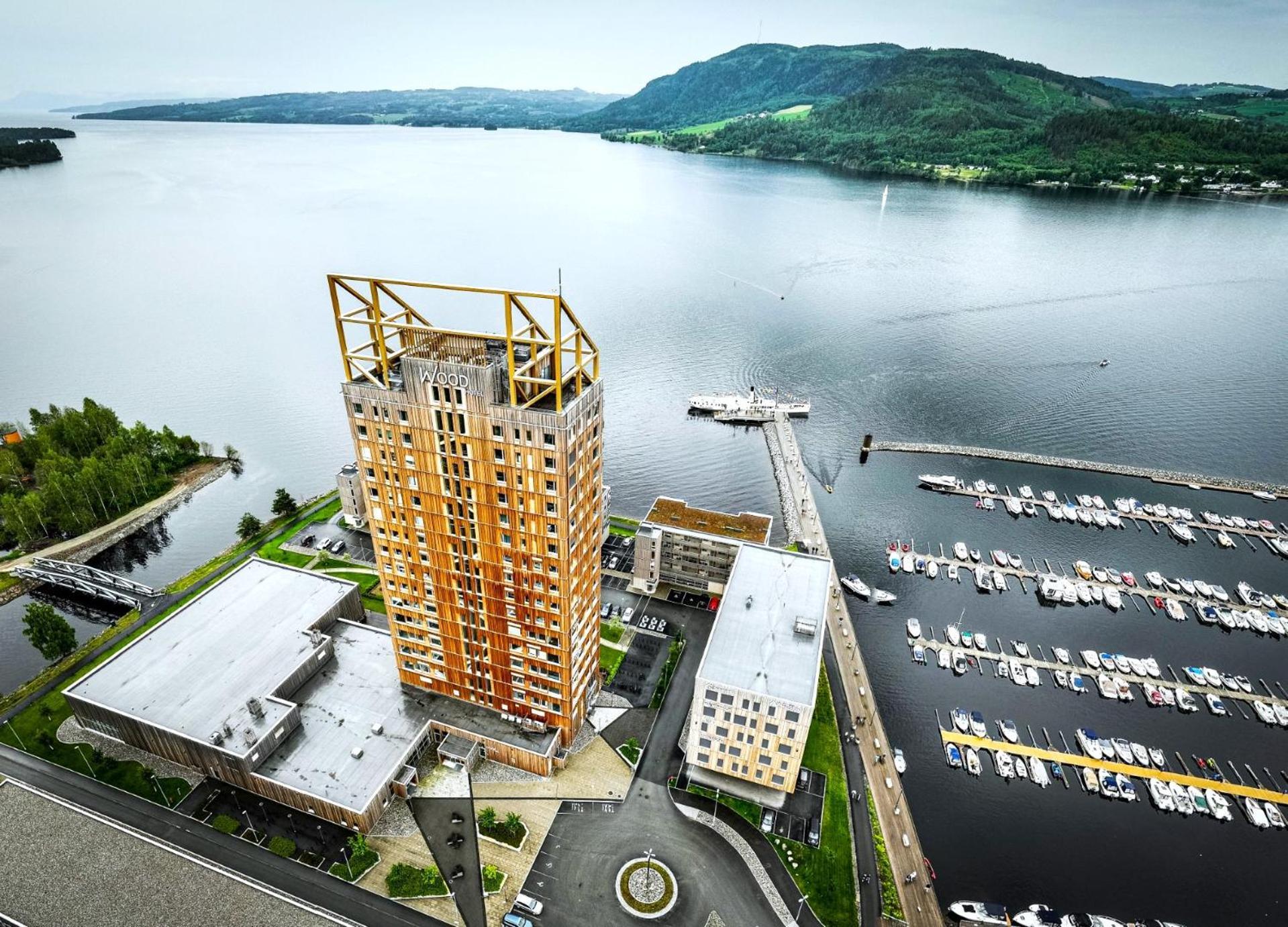 Mjos Tower Suite - Lovely Lake View Brumunddal Esterno foto